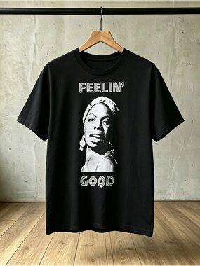 Nina Simone Feelin_ Good Black T Shirt Unisex